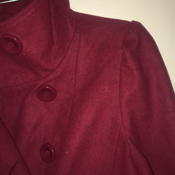 Ruby red coat - Picture 3 of 3